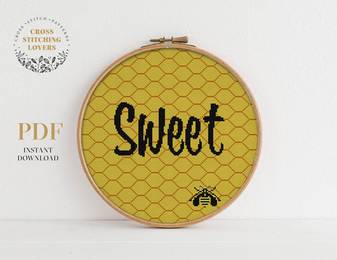 Sweet - Cross stitch pattern
