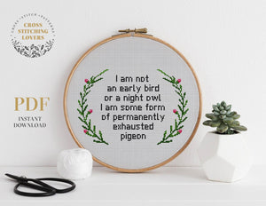 Funny Cross stitch pattern