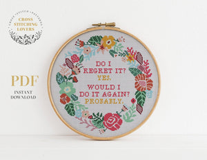 Funny Cross stitch pattern