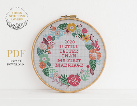Funny 2020 - Cross stitch pattern