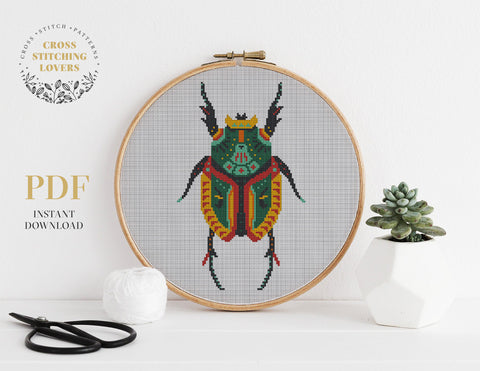 Rhinoceros - Cross stitch pattern